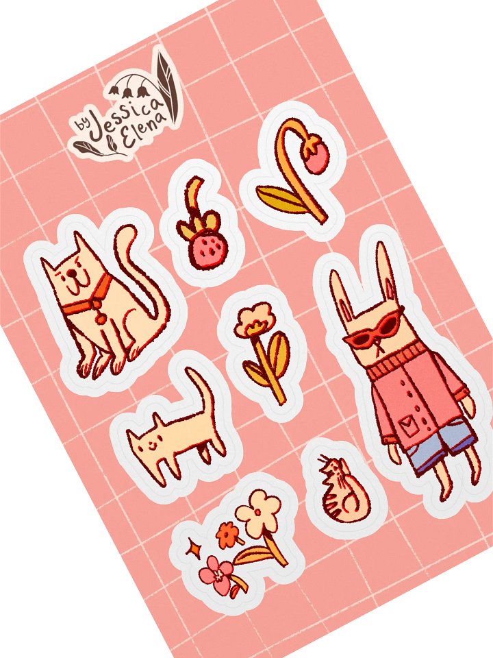 Cool Cats Sticker Sheet product image (2)
