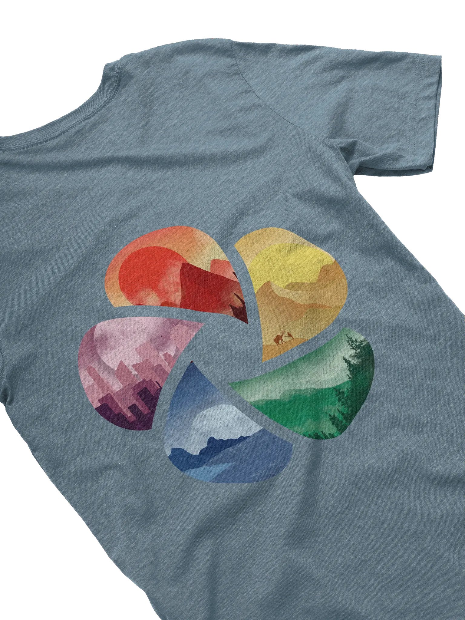 Logo Landscape Supersoft T-Shirt product image (4)