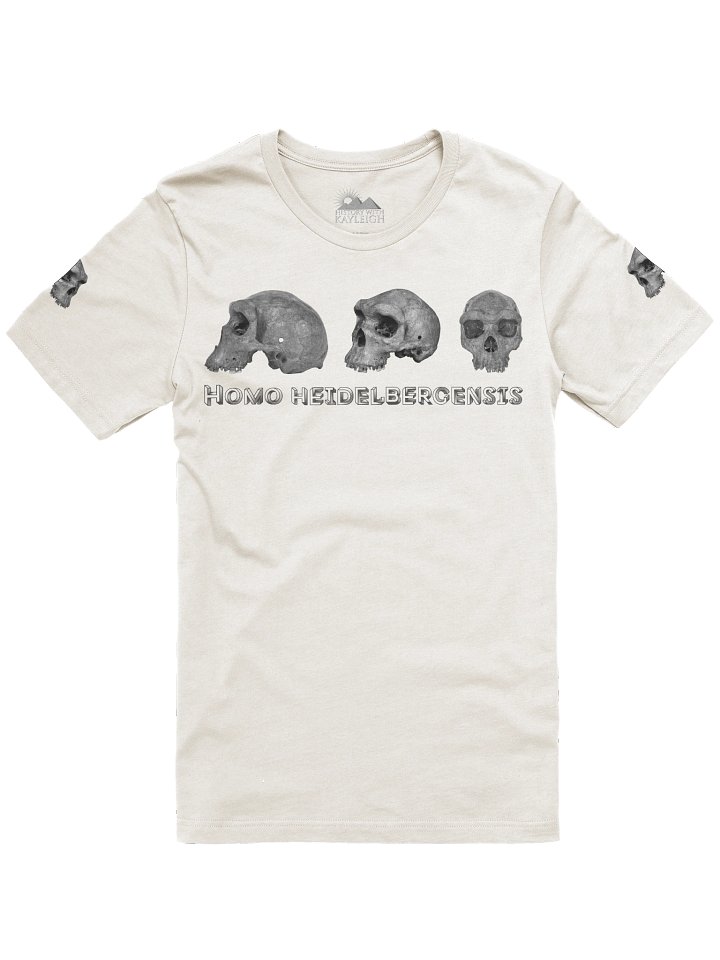 Heidelbergensis Fossil Skull T-Shirt Light product image (3)