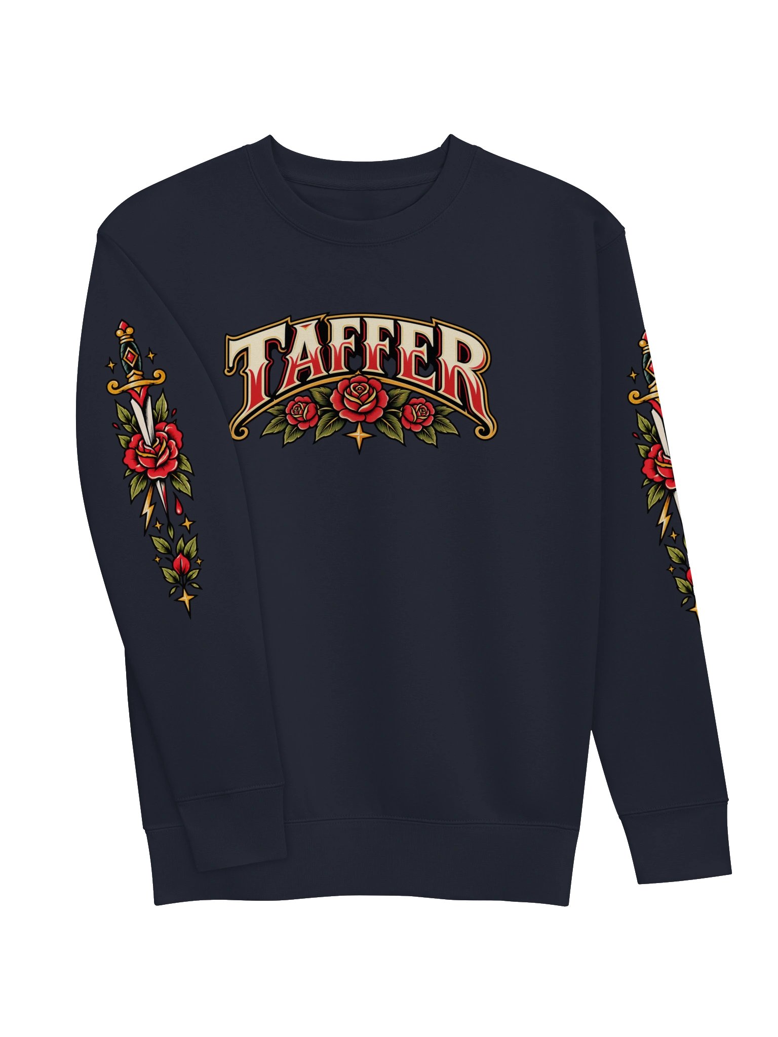 TAFFER Tatted Roses Classic Sweatshirt product image (18)