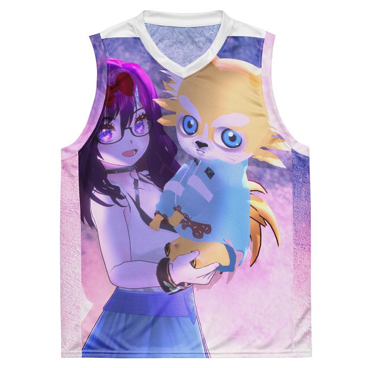 Girl and dog unisex Jersey product image (2)