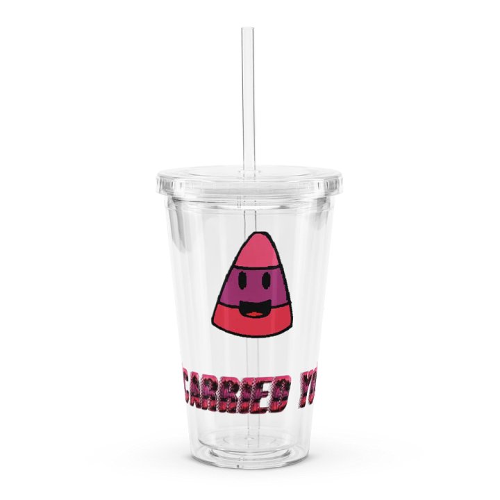 I CARRIED YOU - Plastic Tumbler product image (1)