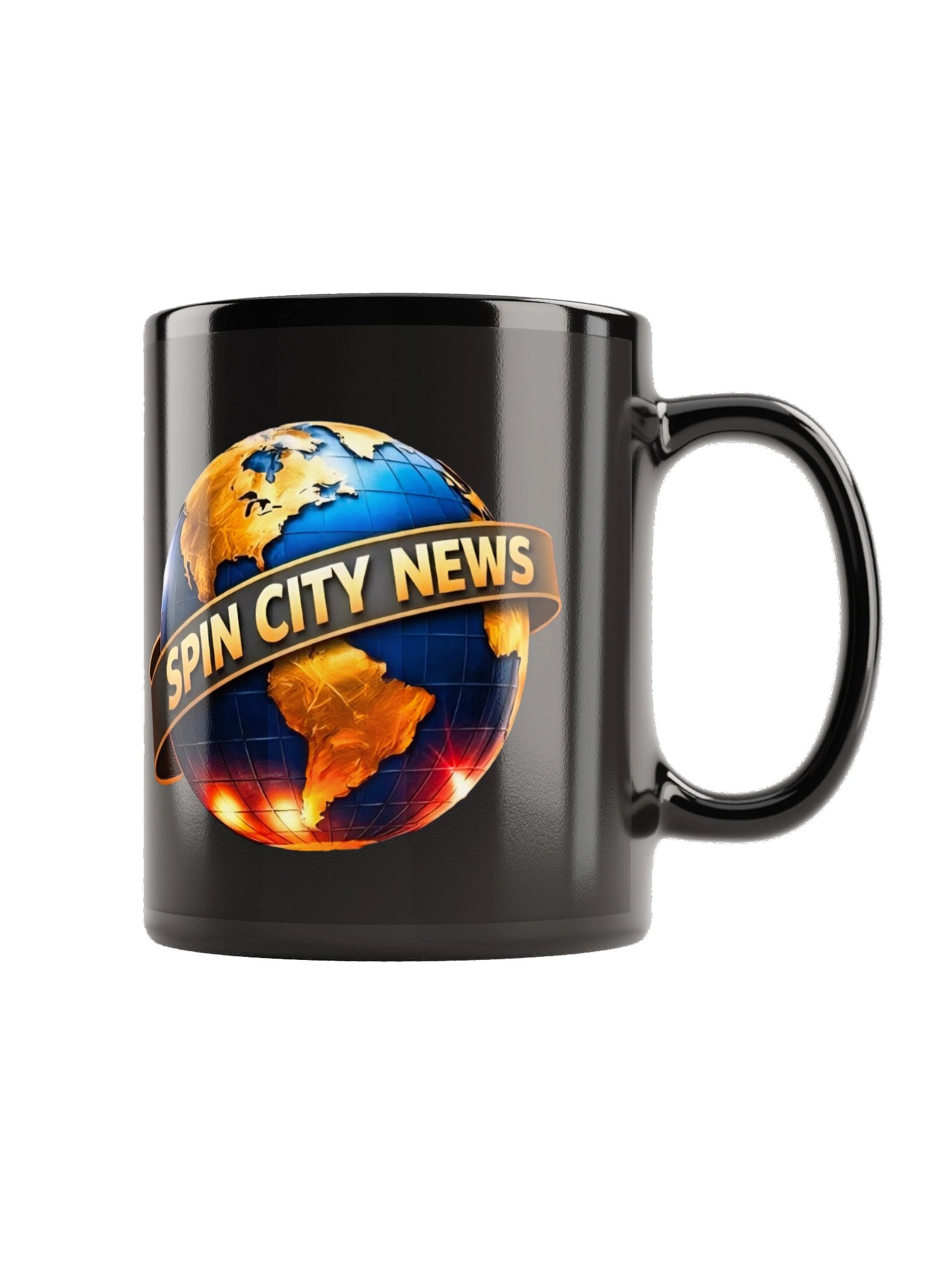Spin City News Glossy Mug product image (6)