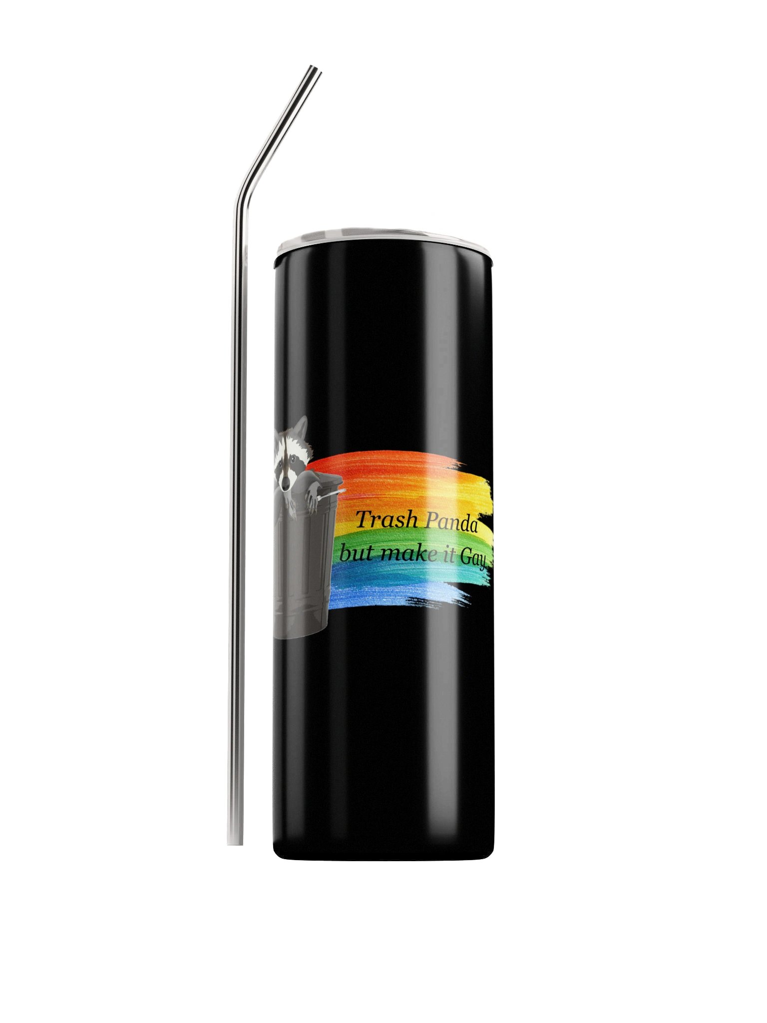 Gay Trash Panda To Go Tumbler product image (1)