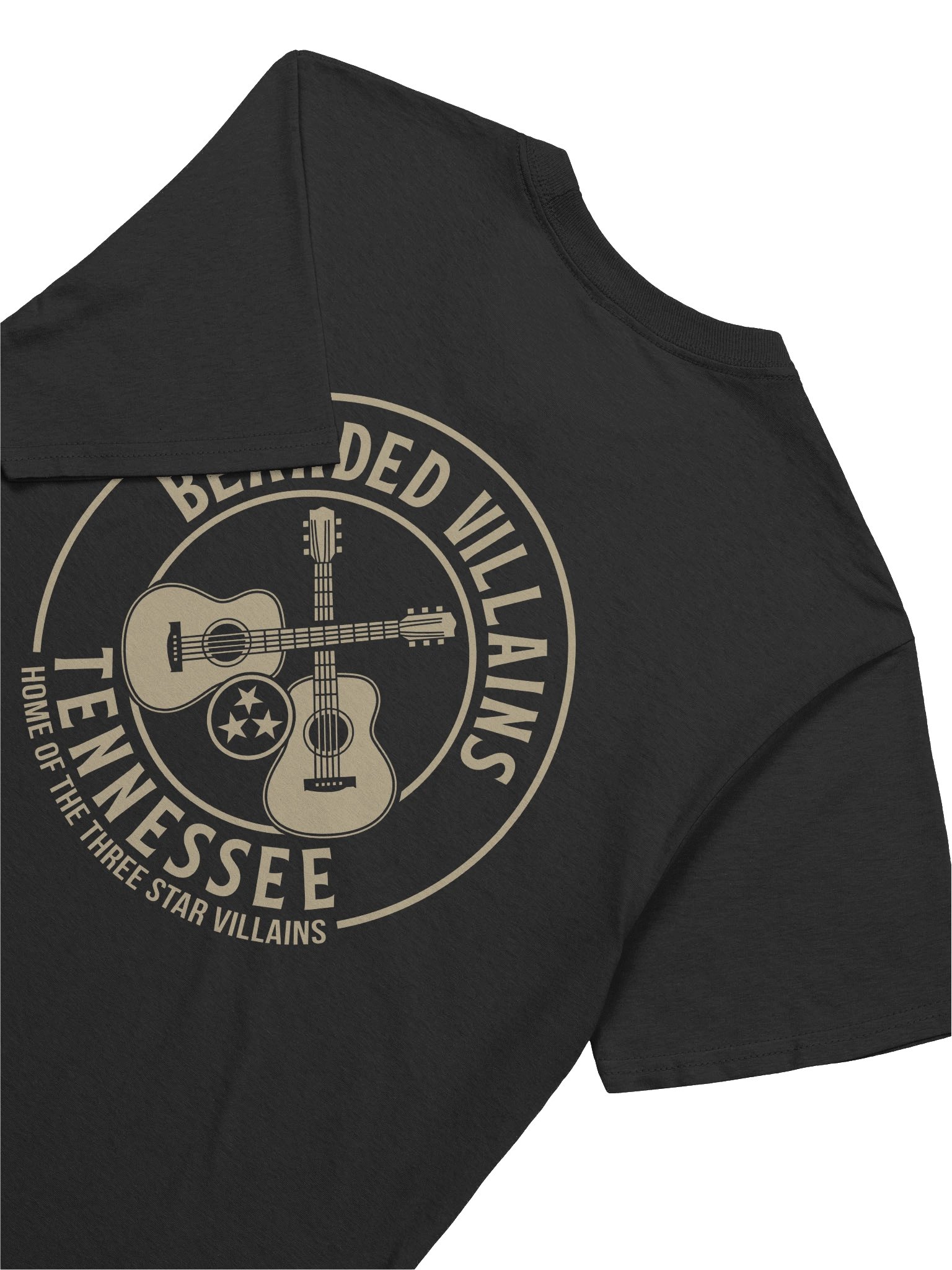 TSV Bearded Villains Tennessee Vandy Gold T-Shirt | Premium Brotherhood Tee | Southern Pride Apparel product image (8)