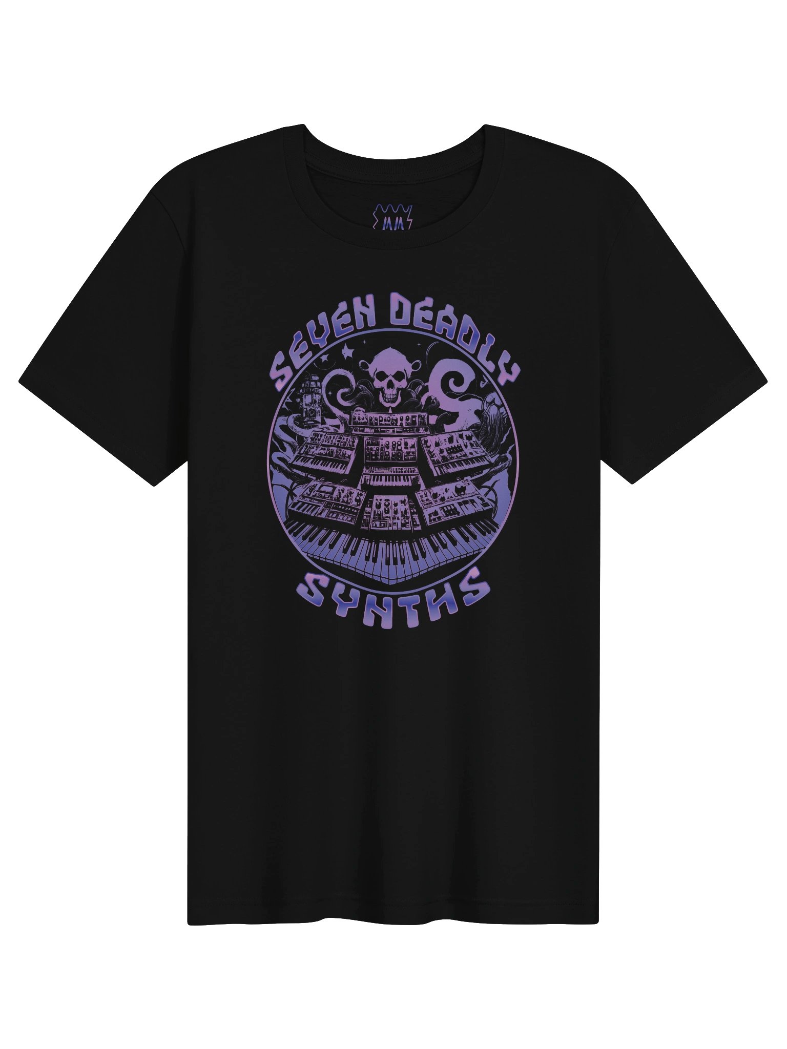 Synthesizer Collector T-Shirt - Seven Deadly Synths (7 Synthesis Techniques) product image (4)