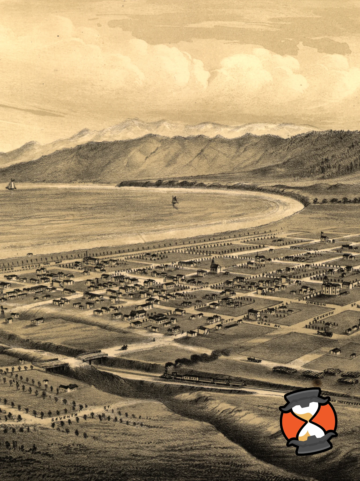 Santa Monica 1877 (Canvas Print) product image (3)