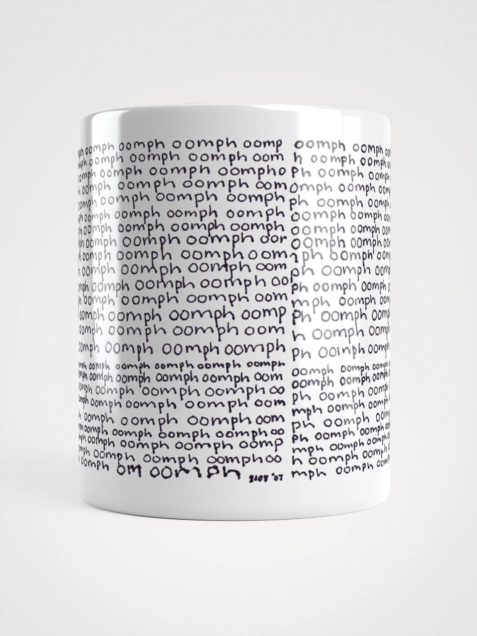 Oomph White Glossy Mug product image (1)