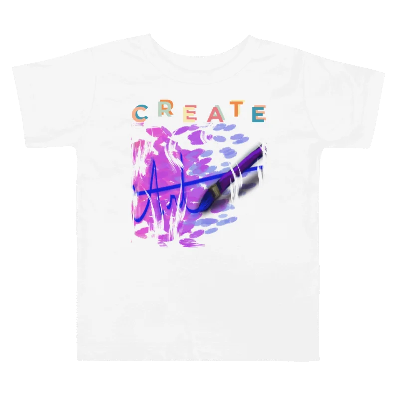 "Create Art", Toddler T-Shirt - Bella+Canvas product image (1)