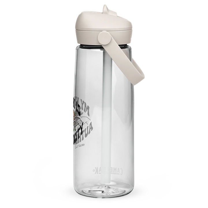 “My Kink Is Authenticity” Clear Flip Straw Water Bottle product image (2)