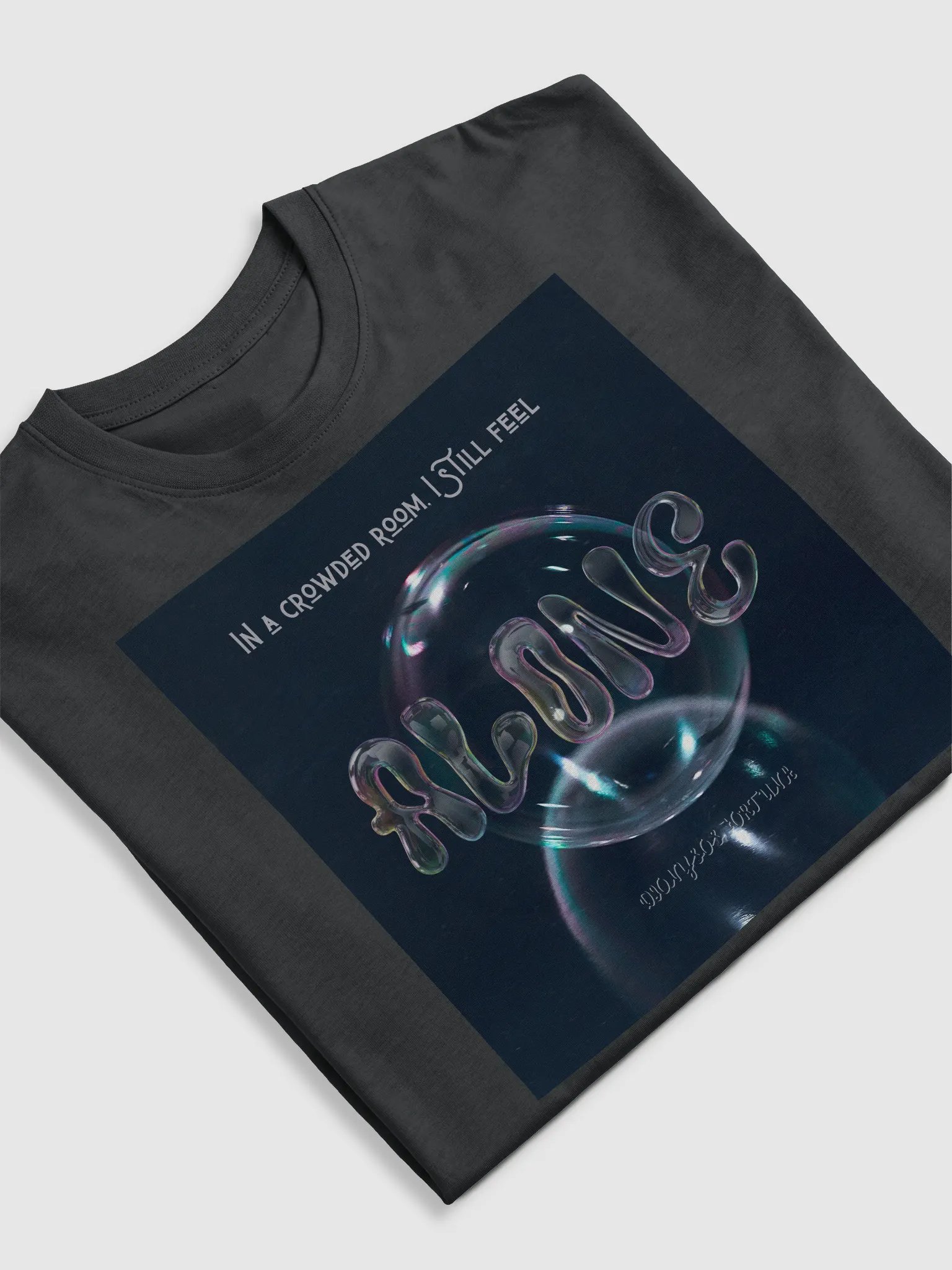 Alone bubble Stylized Men's Tee product image (5)