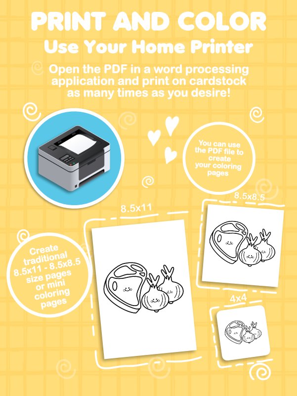 Together is Better – A Big & Easy Coloring Book of Cute Combos and Friendship (Digital Download) product image (4)