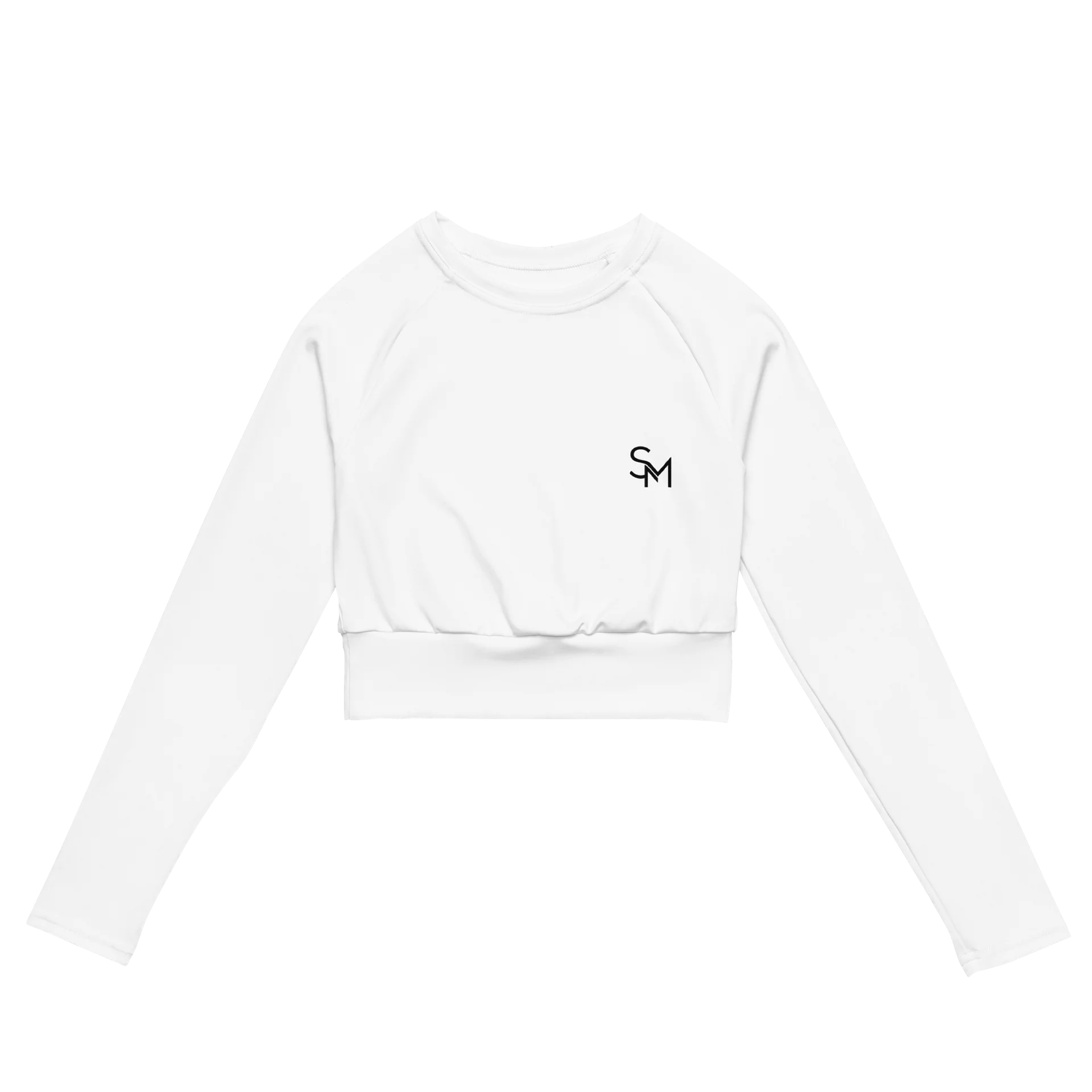 S M Minimal Monogram Crop Top product image (2)