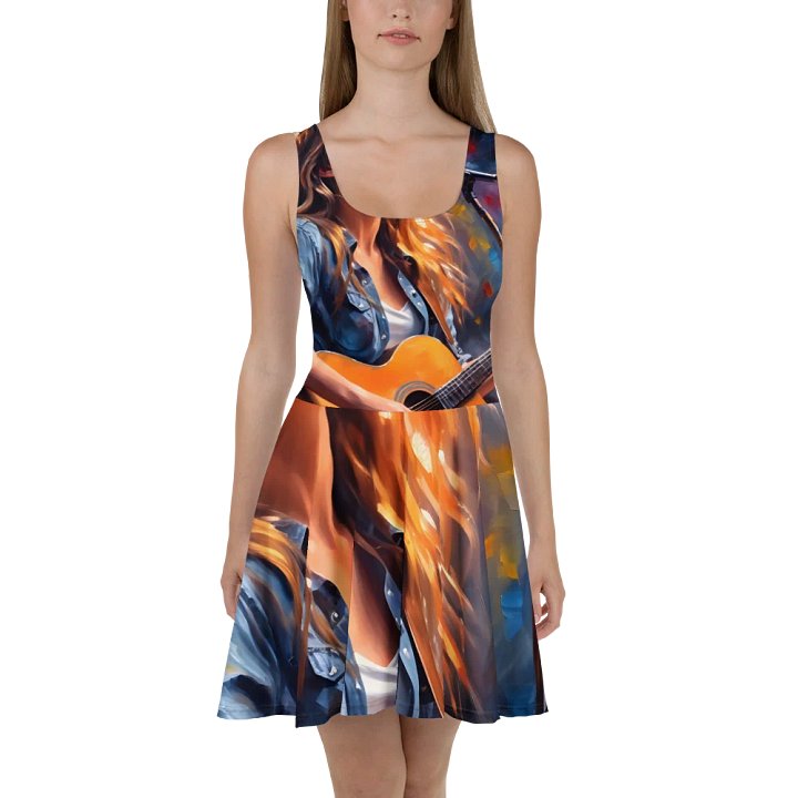 'Impossible Dream' Sleeveless Skater Dress product image (2)