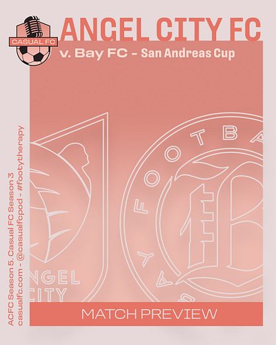 We're previewing our final San Andreas Cup match of the year against Bay FC with a playoff berth on the line. We recap that c...