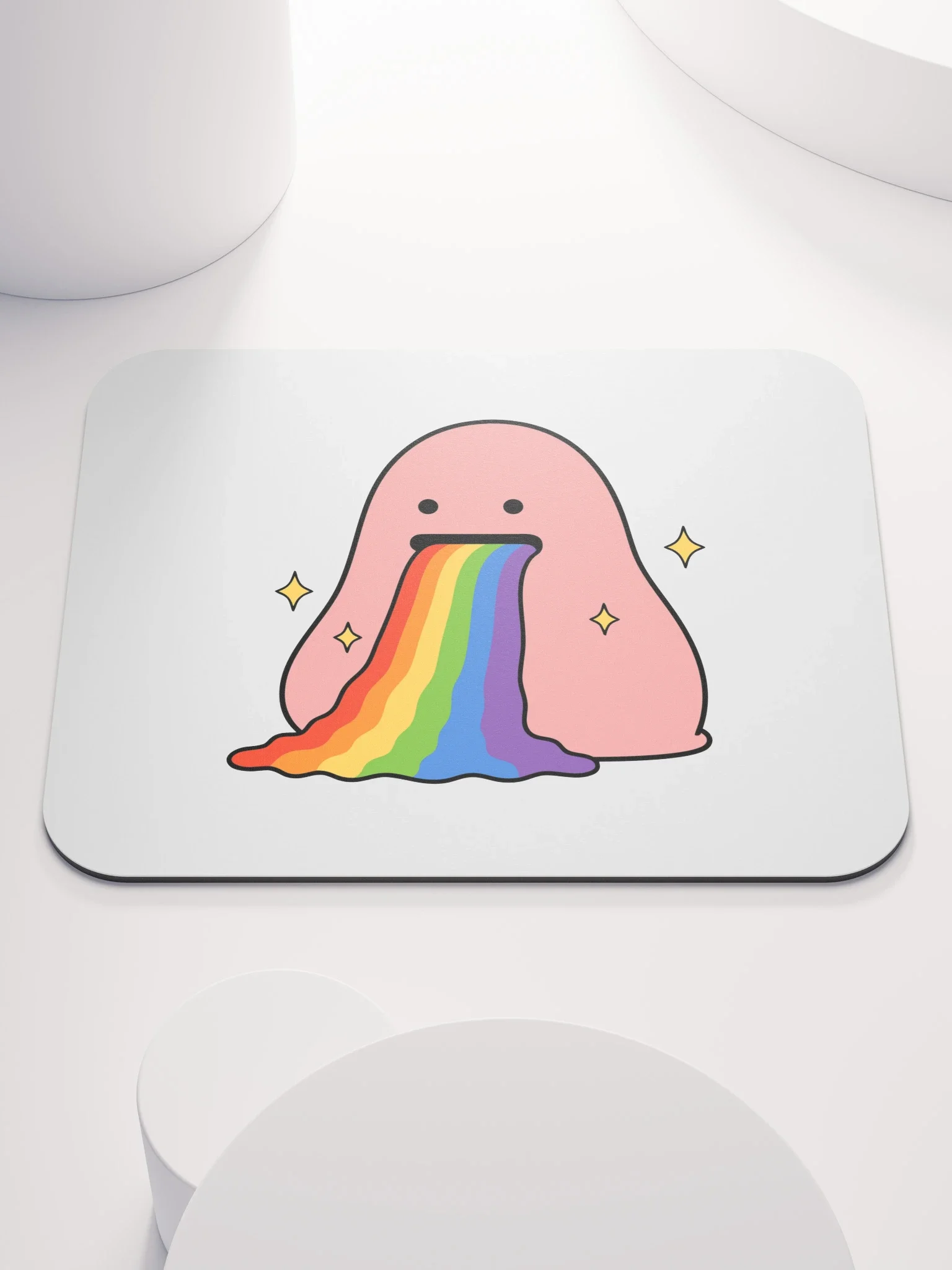 Rainbow Meat Mouse Pad
