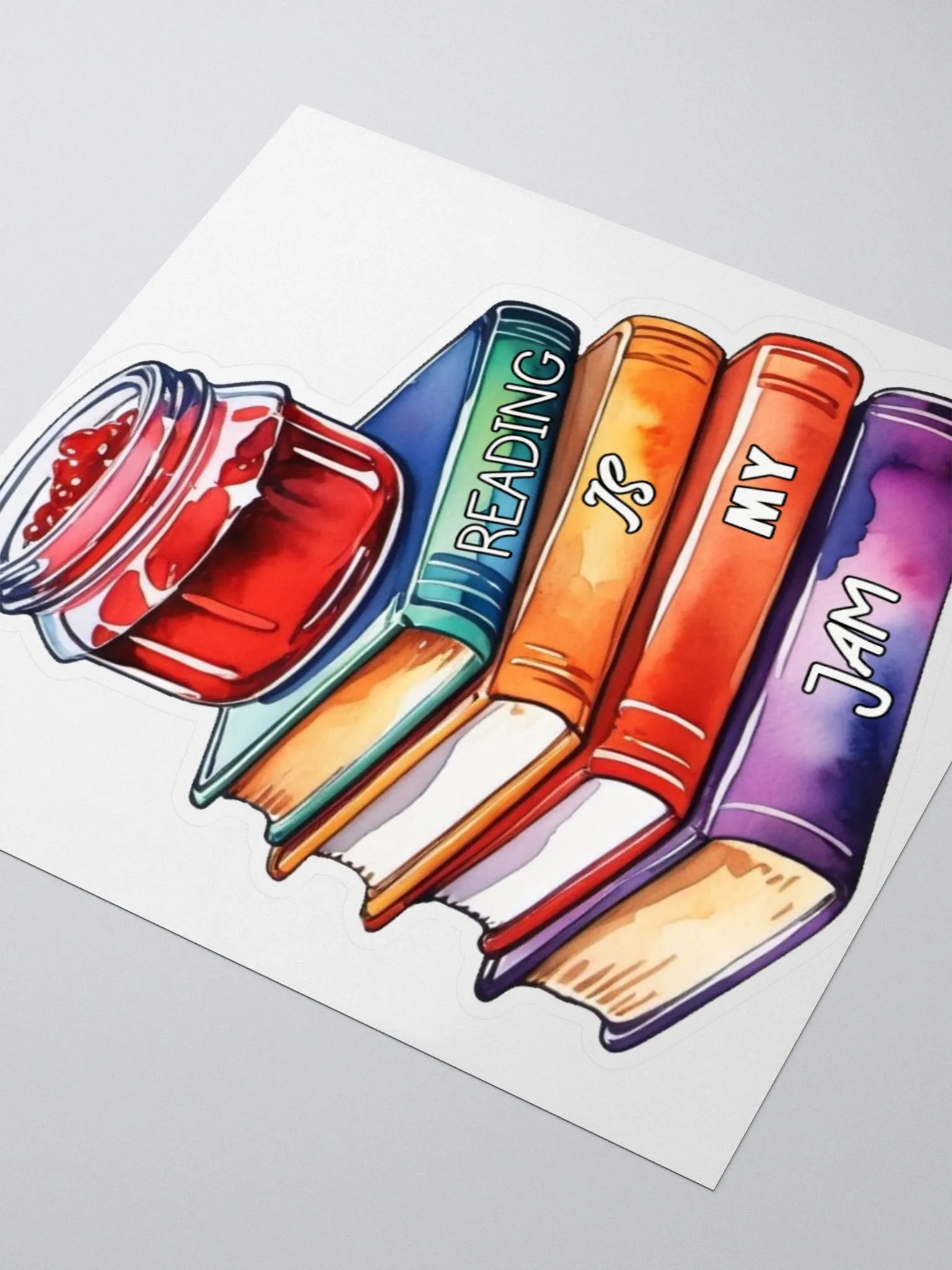 Reading Is My Jam Sticker product image (8)