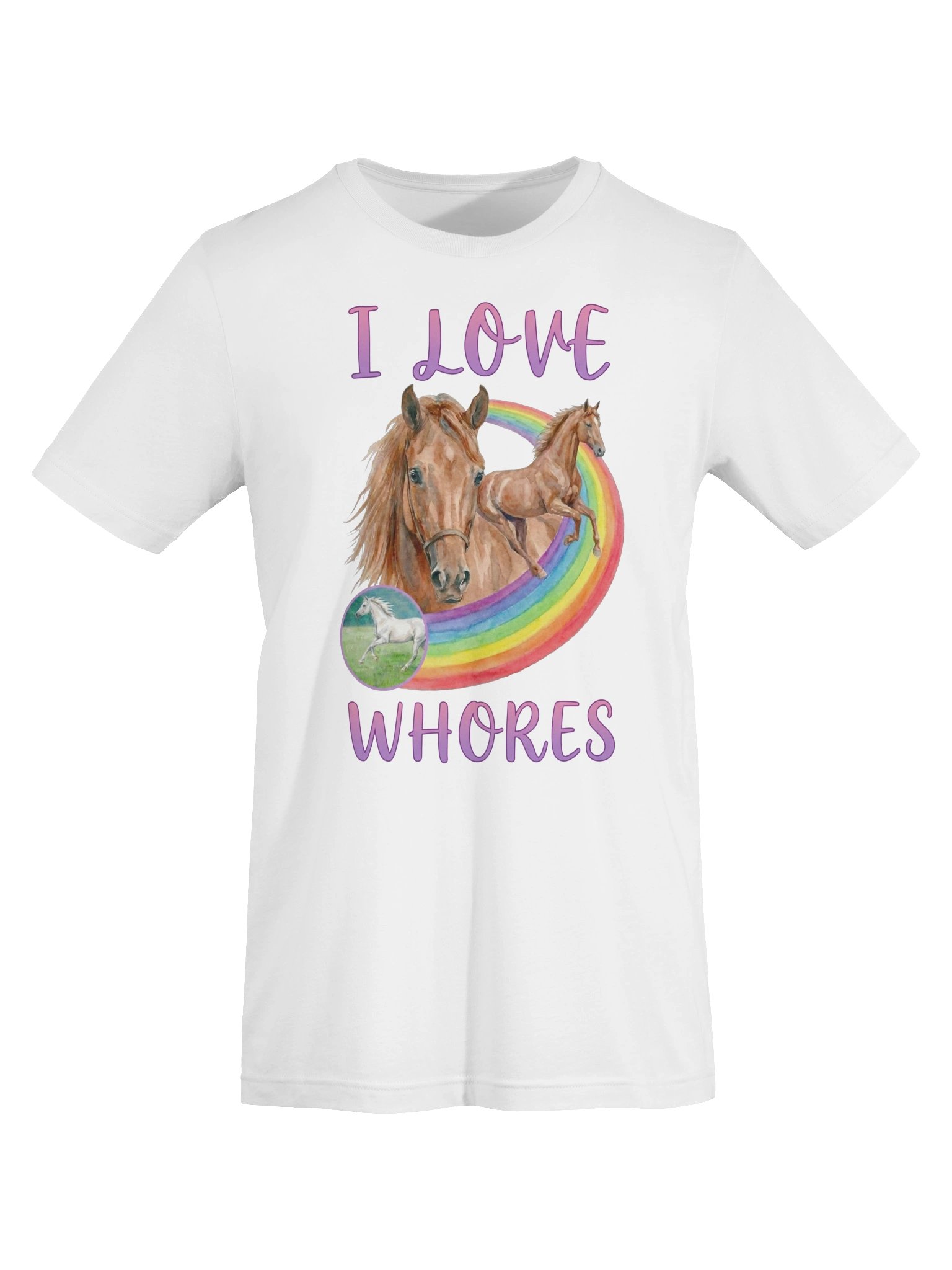 I love Whores tshirt product image (105)