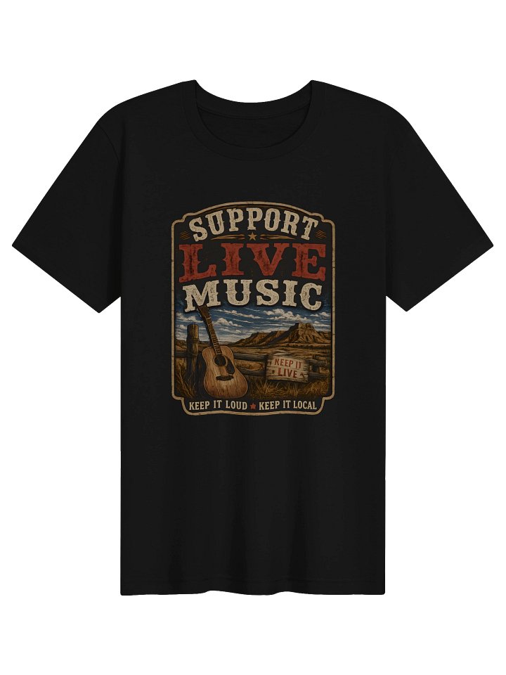 Support Live Music - Black product image (1)