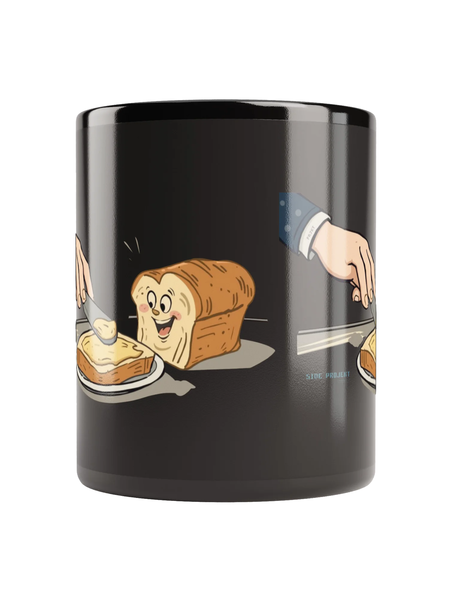 "Bread & Butter (of this weeks episode!)" Black Mug product image (5)