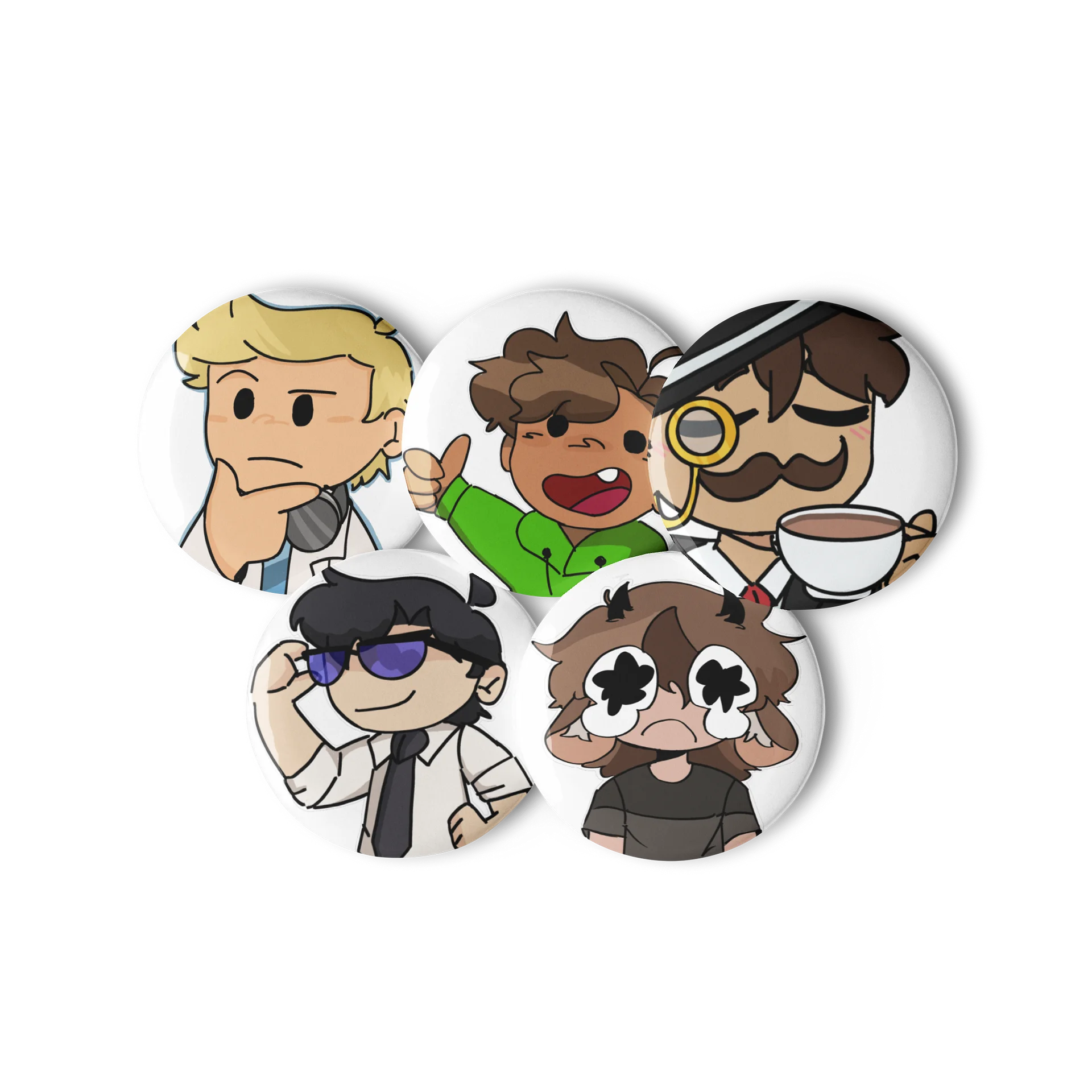 CC Staff Team Pin Button Set#1 product image (2)