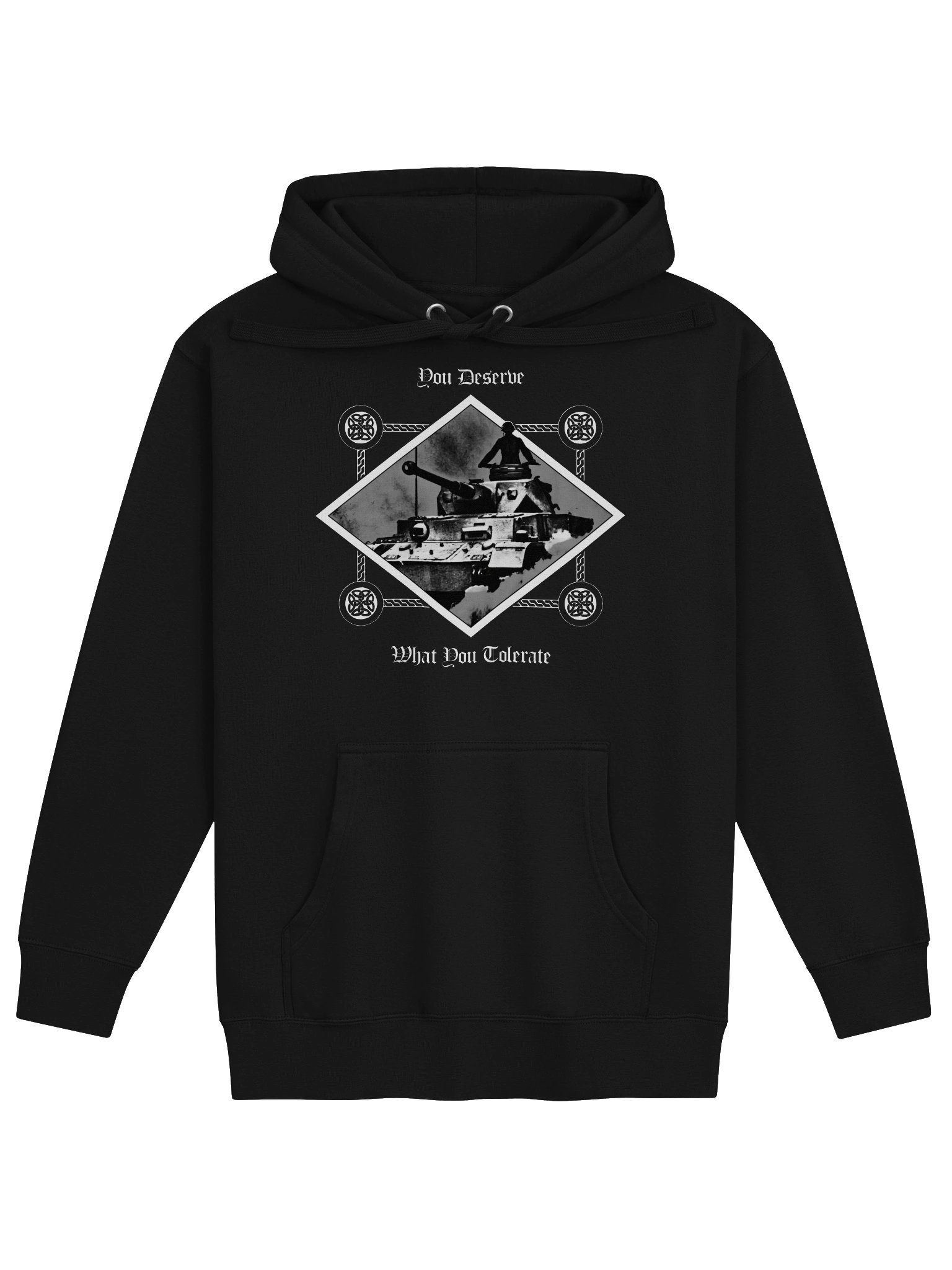 INTOLERANT DIVISION HOODIE BACKPRINT product image (1)