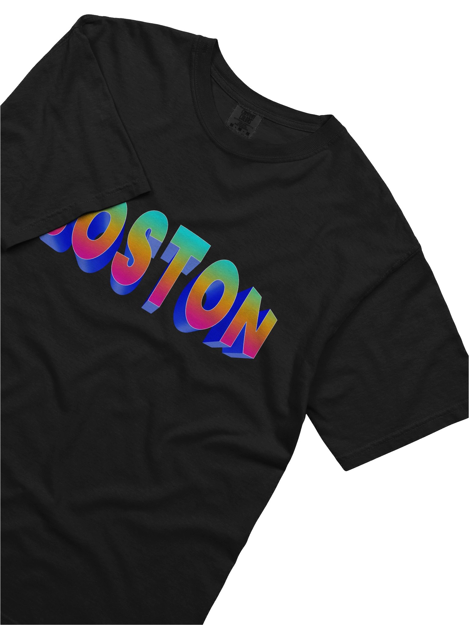 Boston 3D Bold Unisex T-Shirt product image (5)