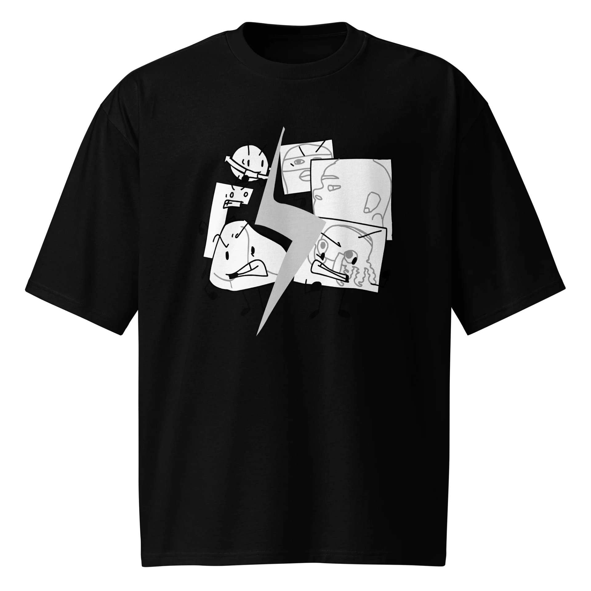 Team Wrecker Feud Oversized Heavyweight Tee product image (1)