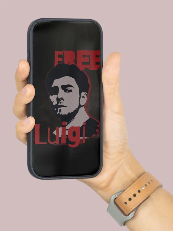 Free Luigi Mangione Mobile Wallpaper Black product image (2)