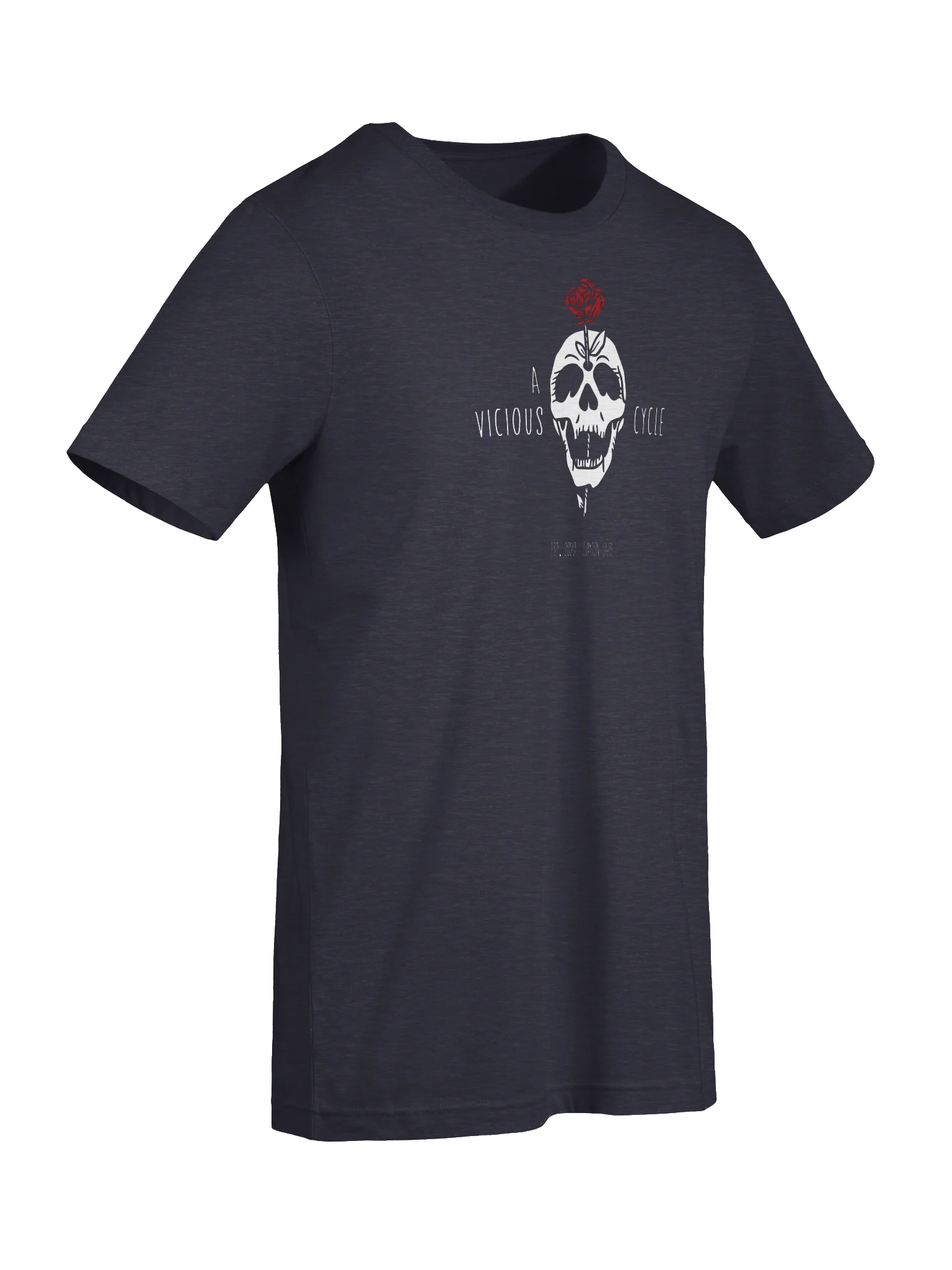 A Vicious Cycle Skull & Rose Tee product image (55)