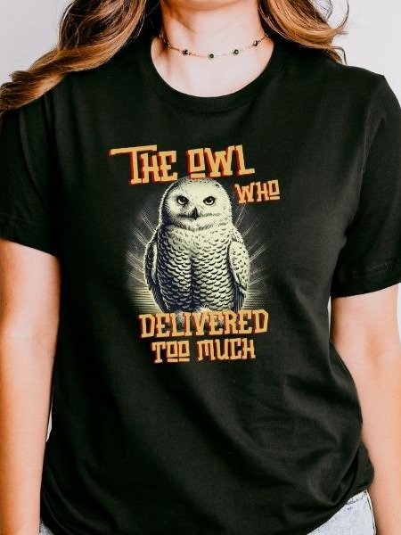 Magical Owl Funny Vintage Pulp Mystery Harry Potter Shirt product image (9)