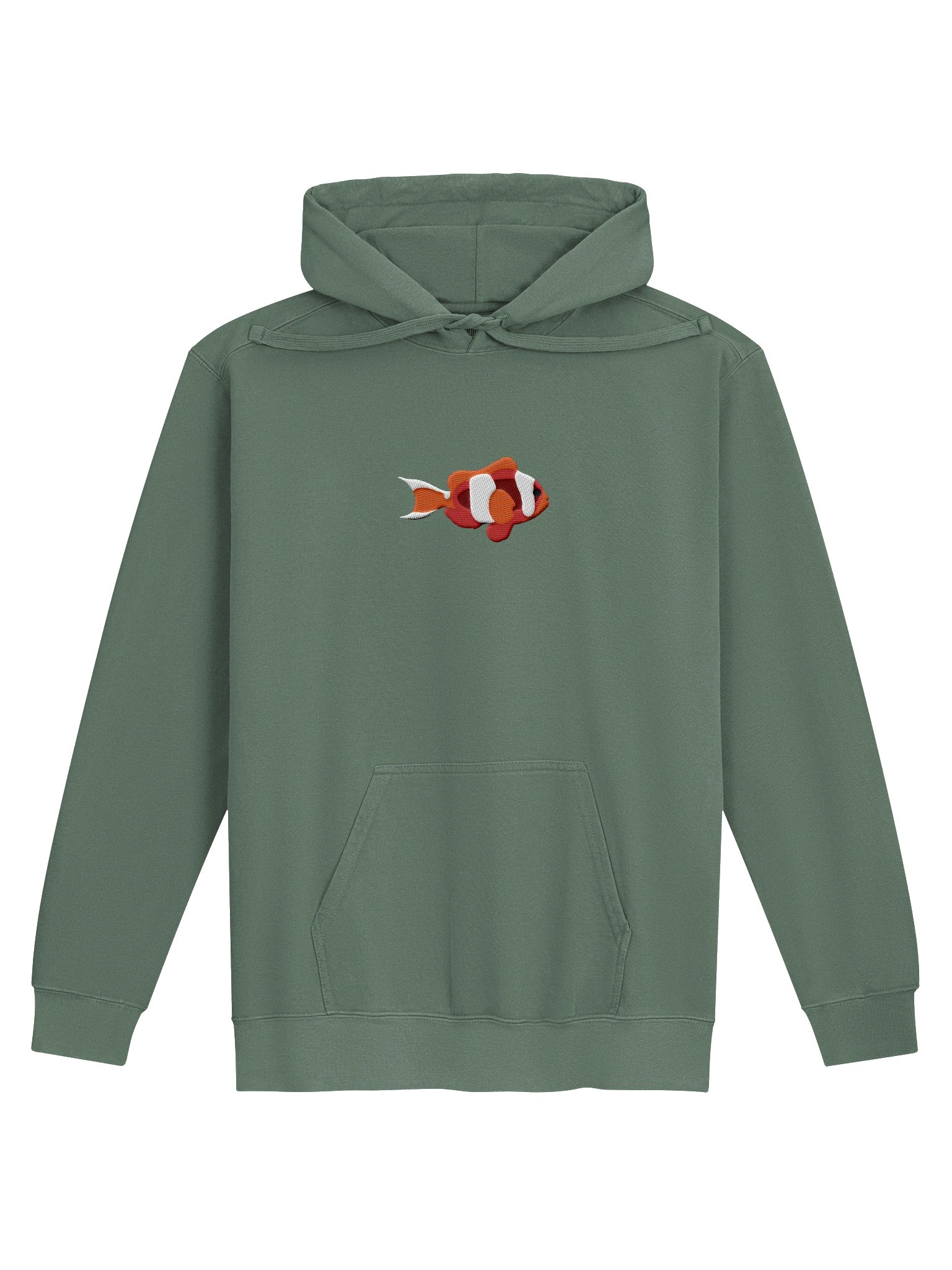 Madagascan Clownfish Embroidered Premium Hoodie | Saltwater Reef Aquarium Fish & Marine Life Apparel product image (4)