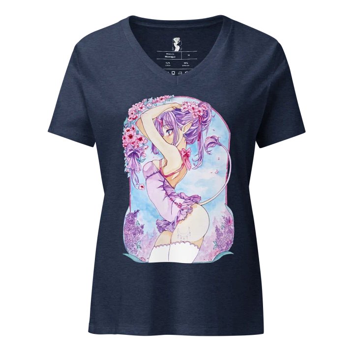 Unicorn and Lilac Femcut Vneck product image (1)