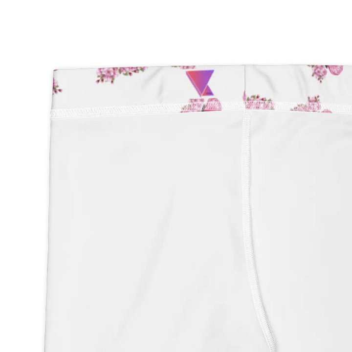 Pink Ribbon Grid All-Over Leggings product image (2)