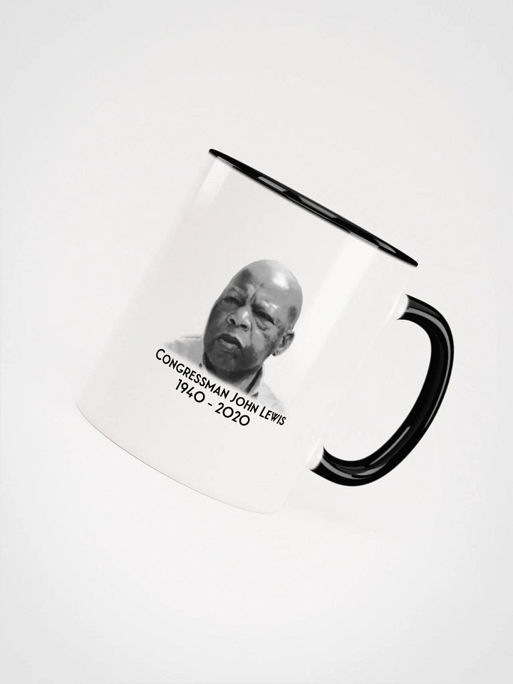 Good Trouble, Accent Mug 11 oz, Blue or Black product image (4)