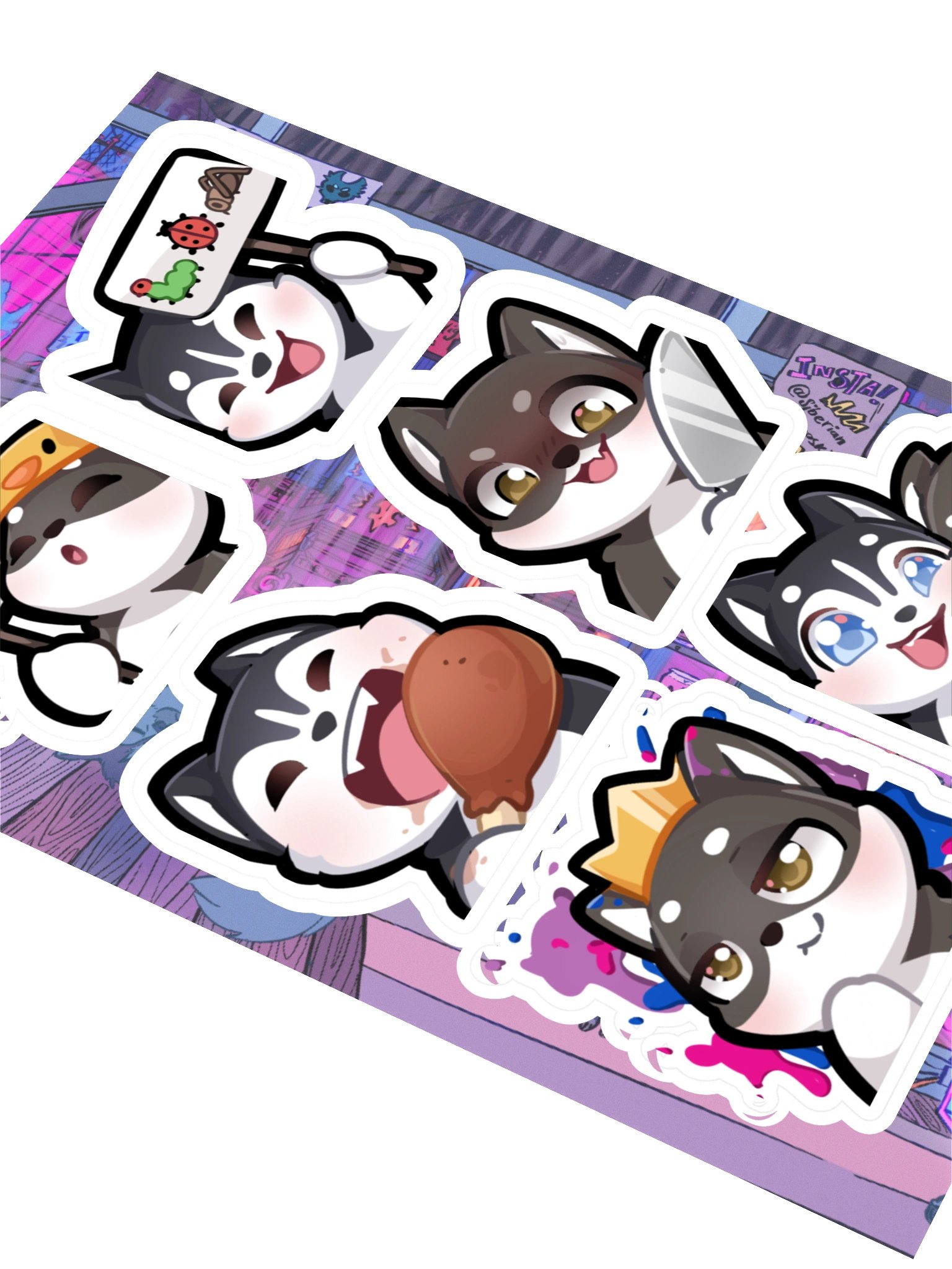 Siberian Derpskies Sticker Sheet 1 product image (2)