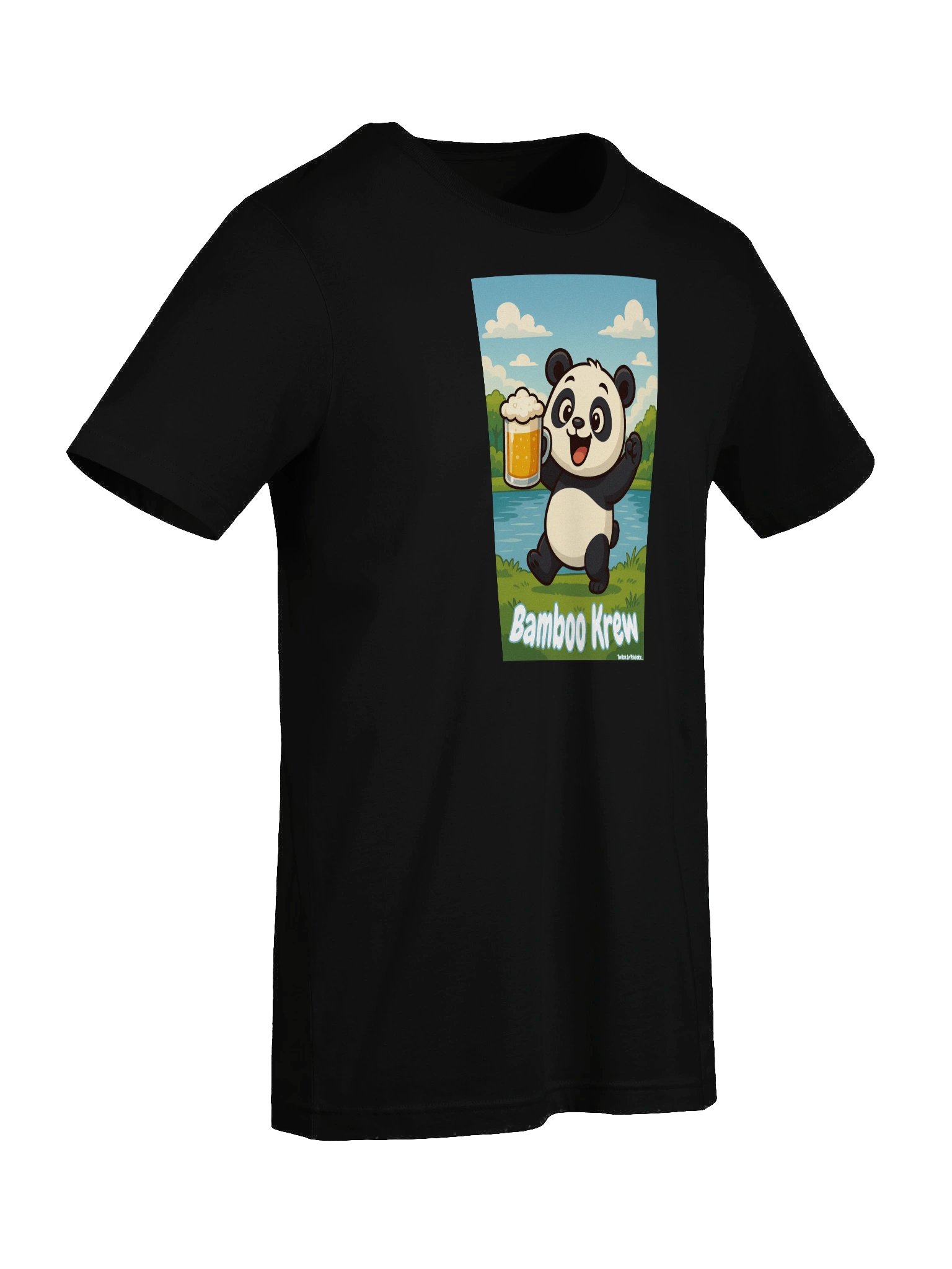 Bamboo Krew Panda Beer T-Shirt product image (2)