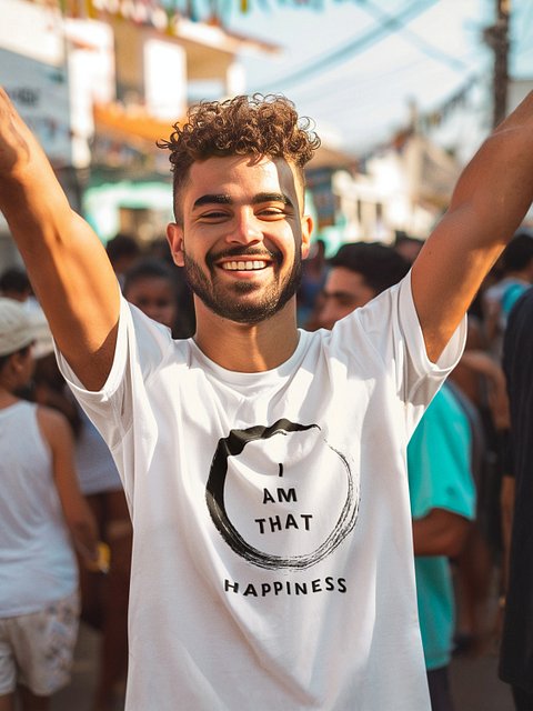 Unisex T-Shirt - HAPPINESS (Circle of Meaning)