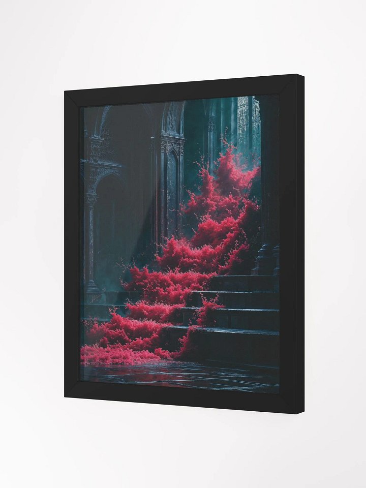 Crimson Cathedral Chaos Framed Print product image (10)