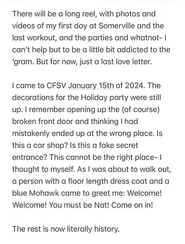 A love letter to my family and my home. 
Thank you for all you gave me.
Love, forever

Coach Nat