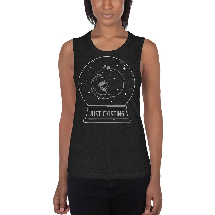 Just Existing flowy tank top product image (2)