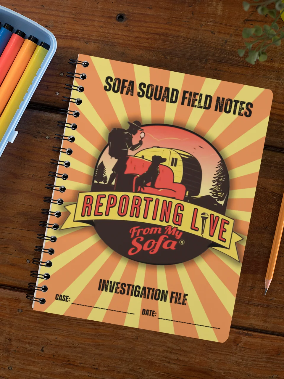 Sofa Squad Field Notes Investigation Journal product image (12)