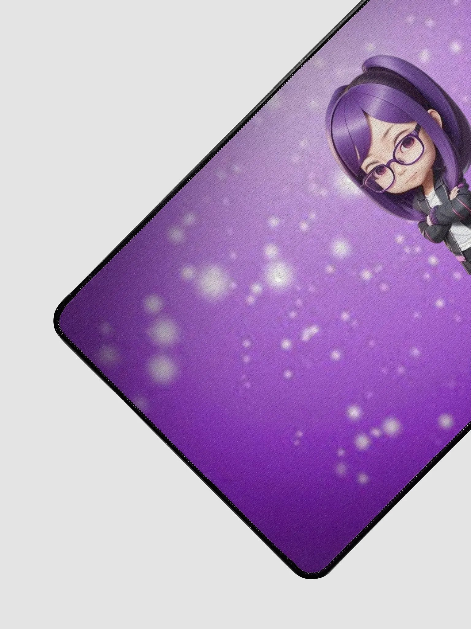 (Purple CHIBI) K Desk Mat 15.5" x 31.5" product image (3)