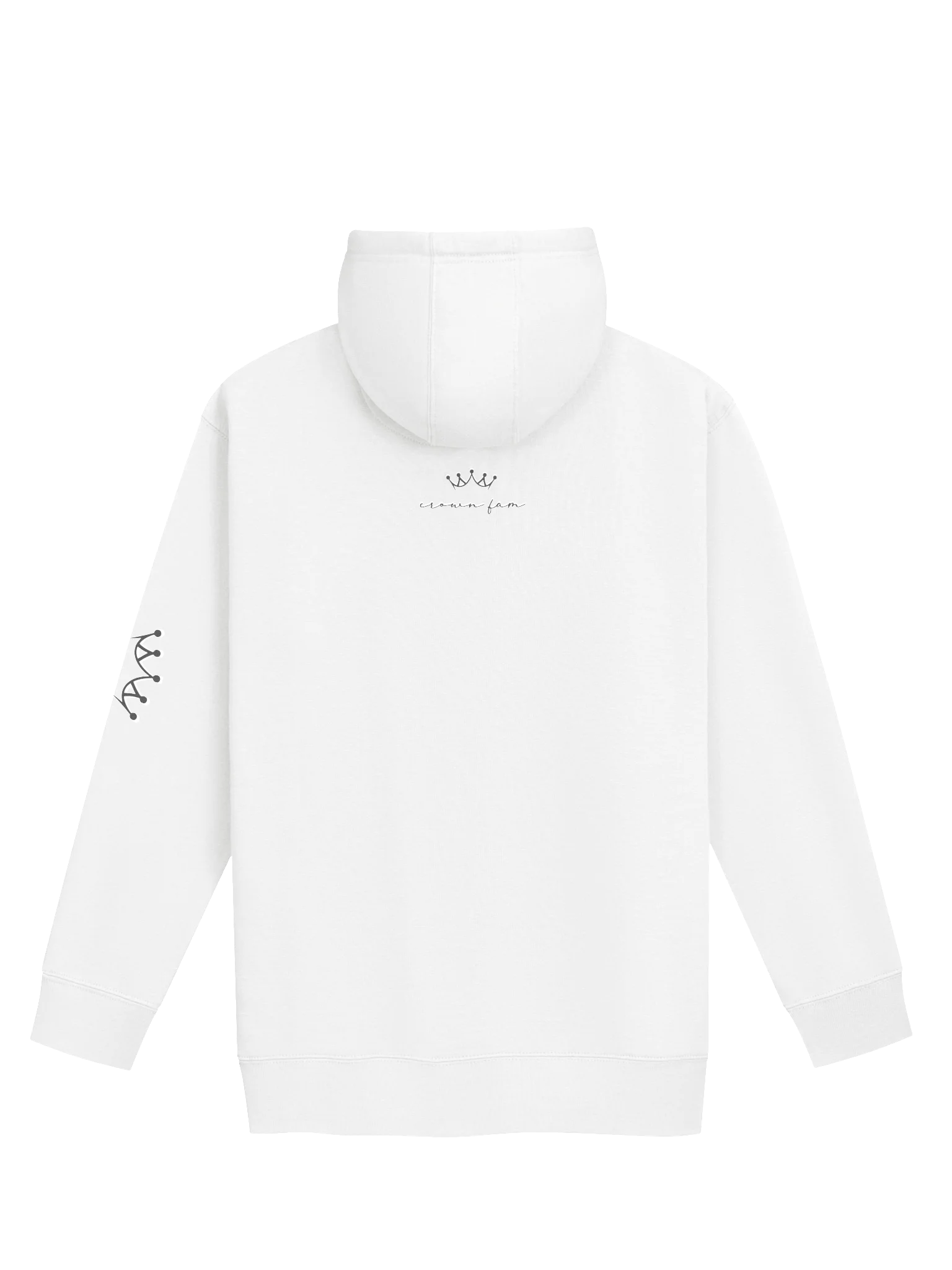 Crowned Royal Panda Unisex Hoodie(B/W Logo) product image (17)
