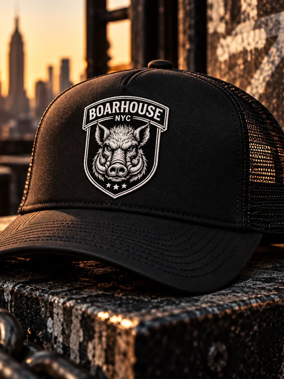 BOARHOUSE NYC OTTO FOAM TRUCKER HAT product image (1)
