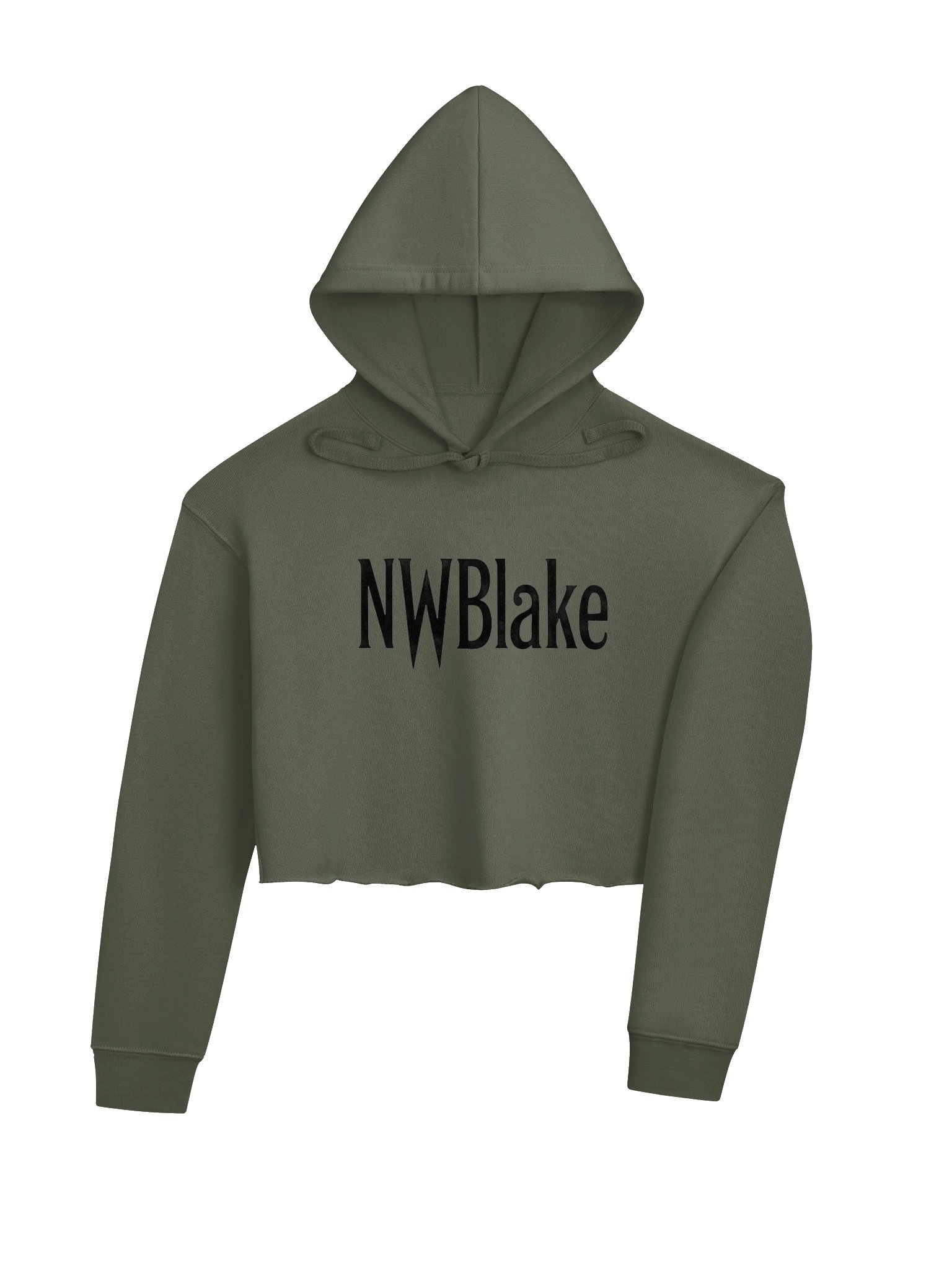 NWBlake Women's Olive Crop Hoodie product image (4)