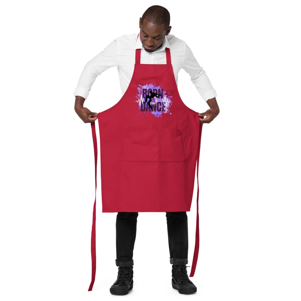 Dynamic Born to Dance Splash His Silhouette Apron product image (27)