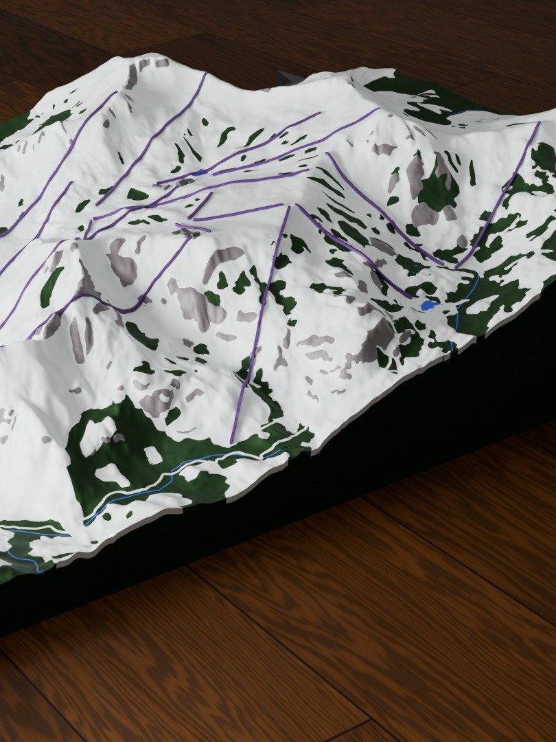 3D Ski Map - Palisades Tahoe product image (3)