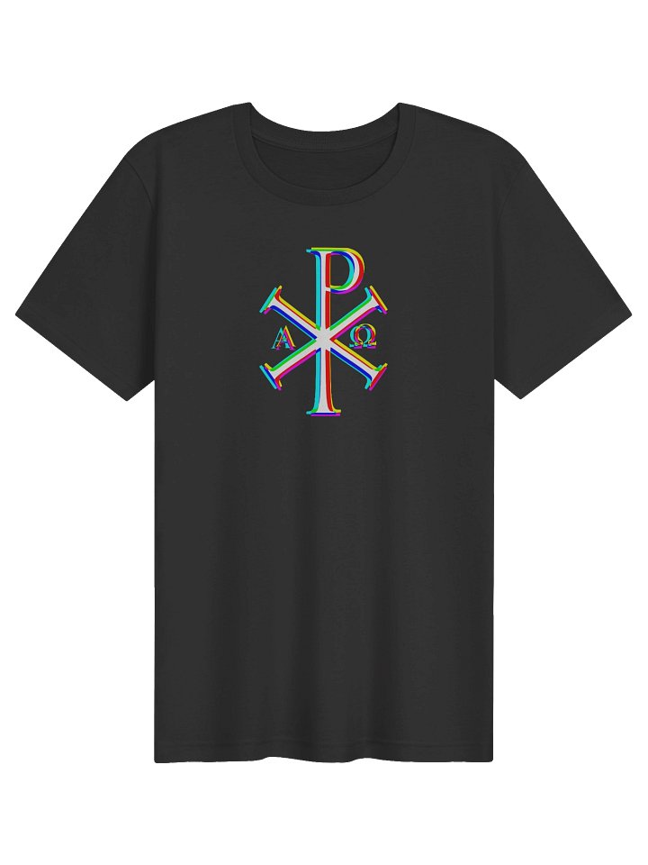 Chi Rho Colors T-Shirt (Dark Grey) product image (1)