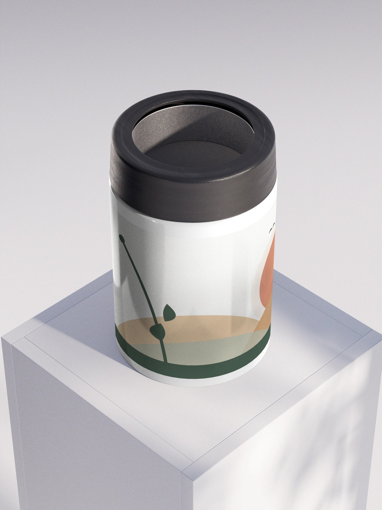 Boho Sunset Can Cooler | 12oz Stainless Steel Koozie product image (4)